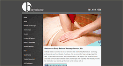 Desktop Screenshot of bodybalancenewton.com